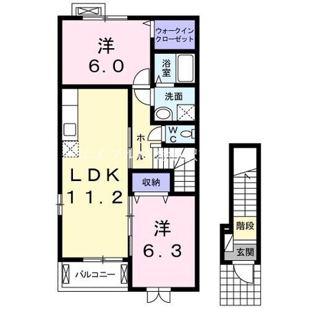 ＭＯＣＯの物件間取画像